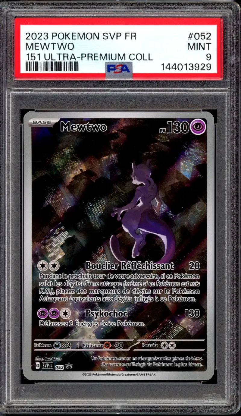 PSA 9 Mewtwo