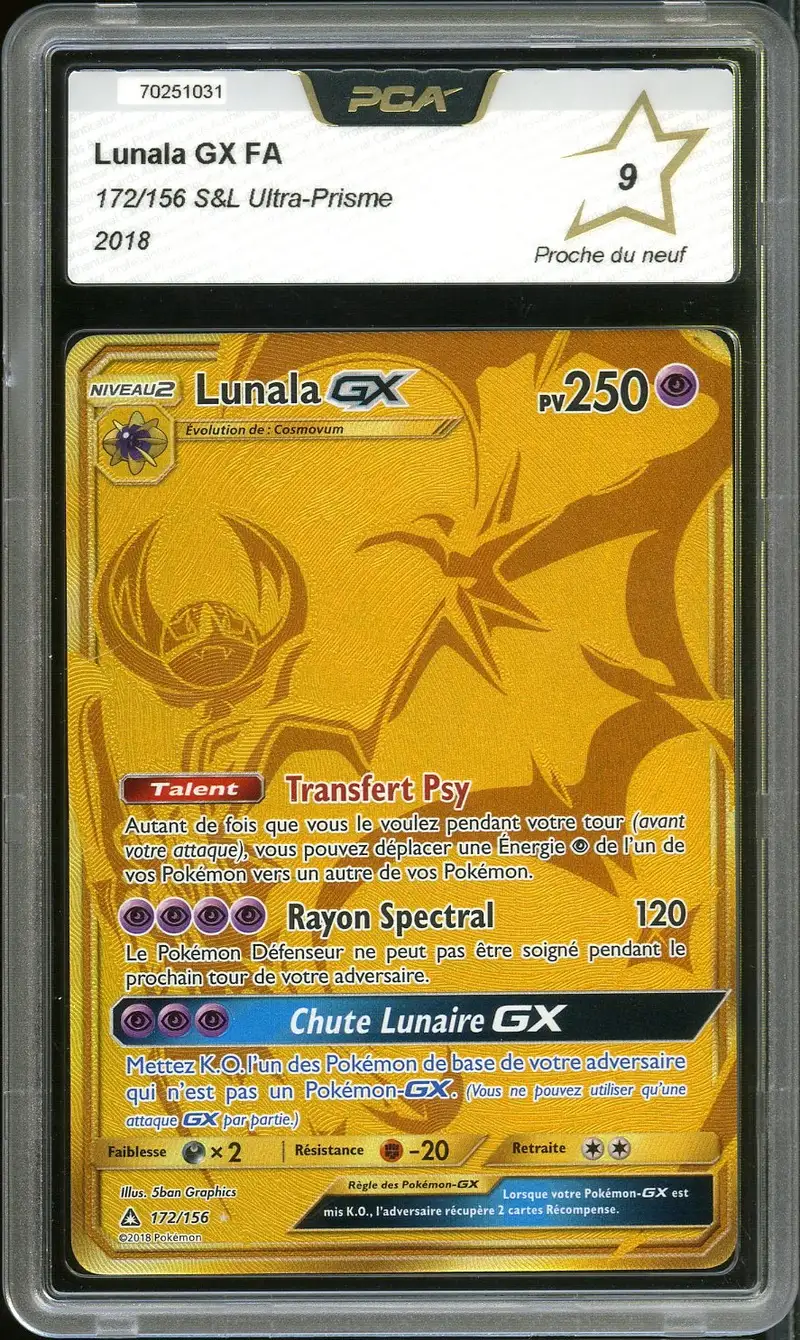 PCA 9 Lunala Gx Gold