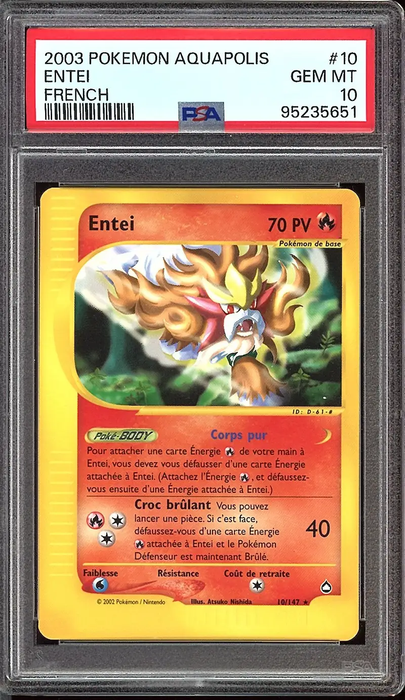 PSA 10 Entei