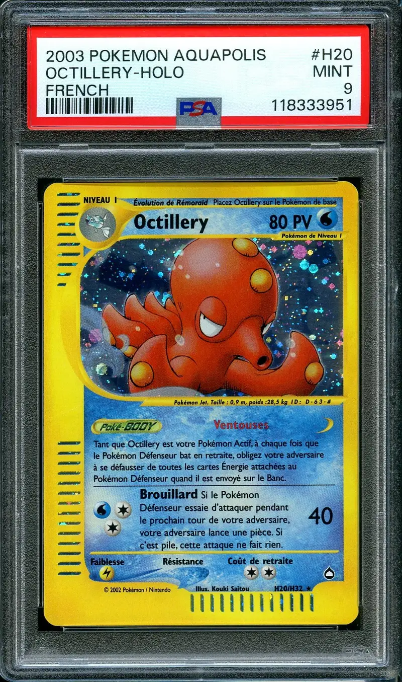 PSA 9 Octillery Holo