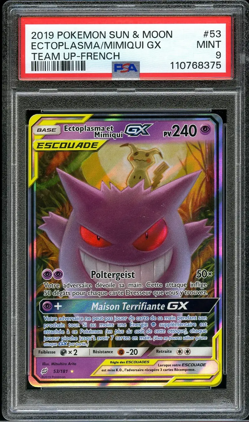 PSA 9 Ectoplasma et Mimiqui Gx