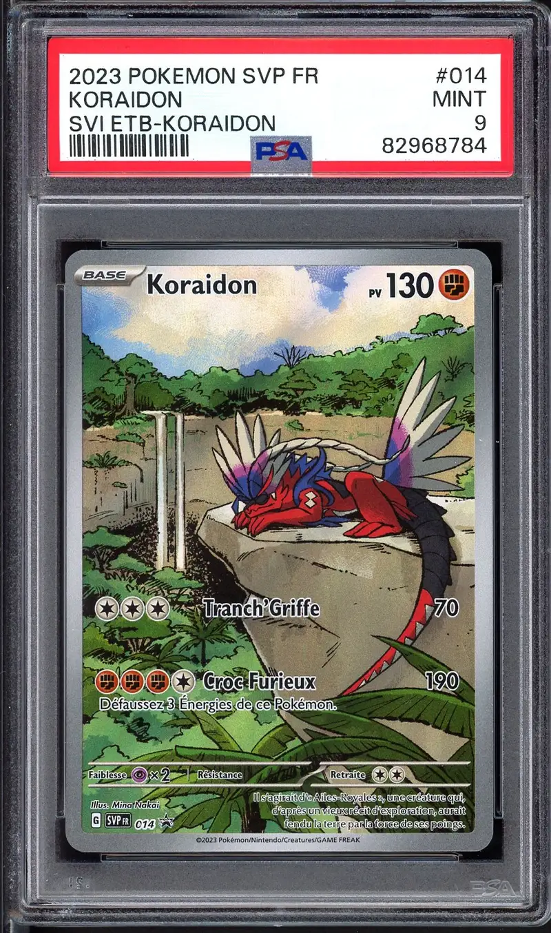 PSA 9 Koraidon
