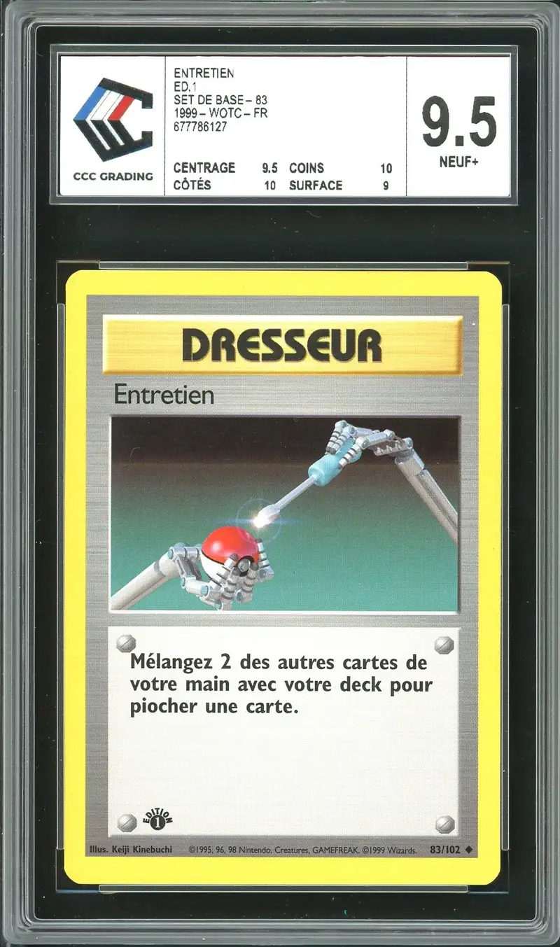 CCC 9.5 Entretien