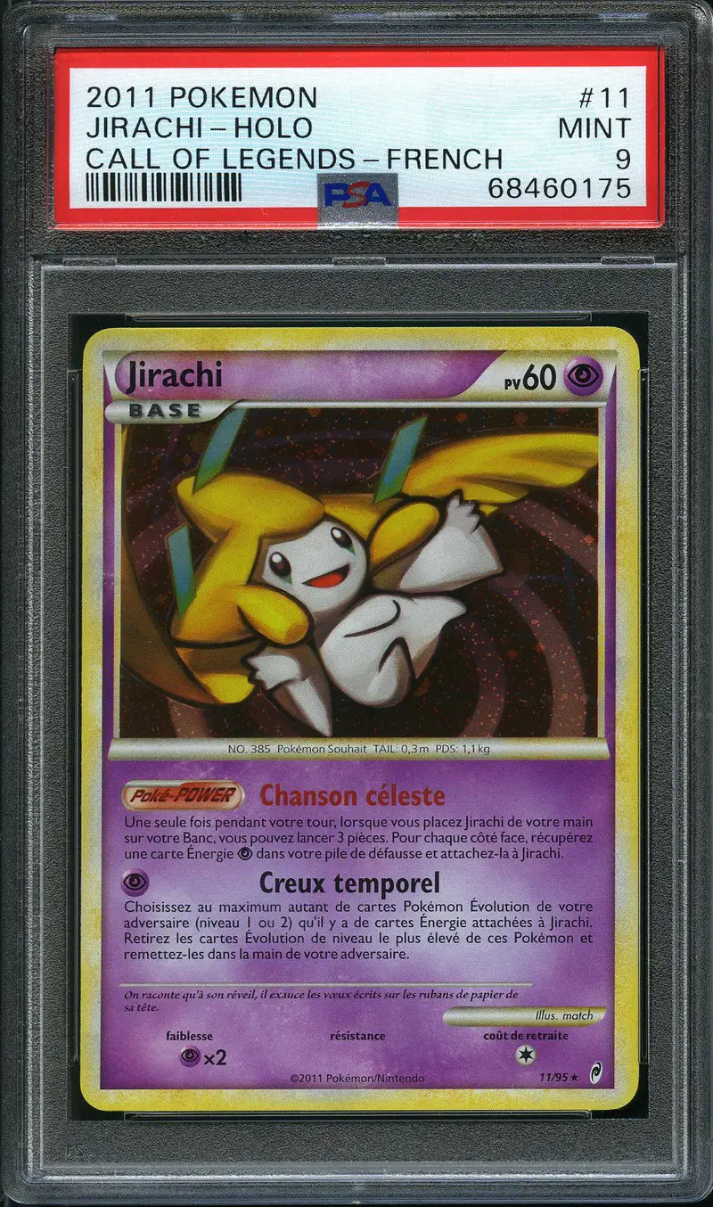 PSA 9 Jirachi Holo