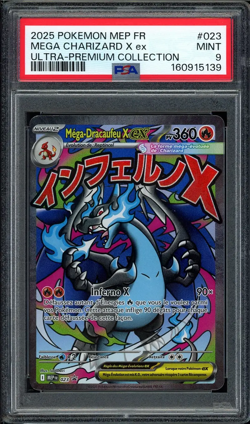 PSA 9 Méga-Dracaufeu X Ex