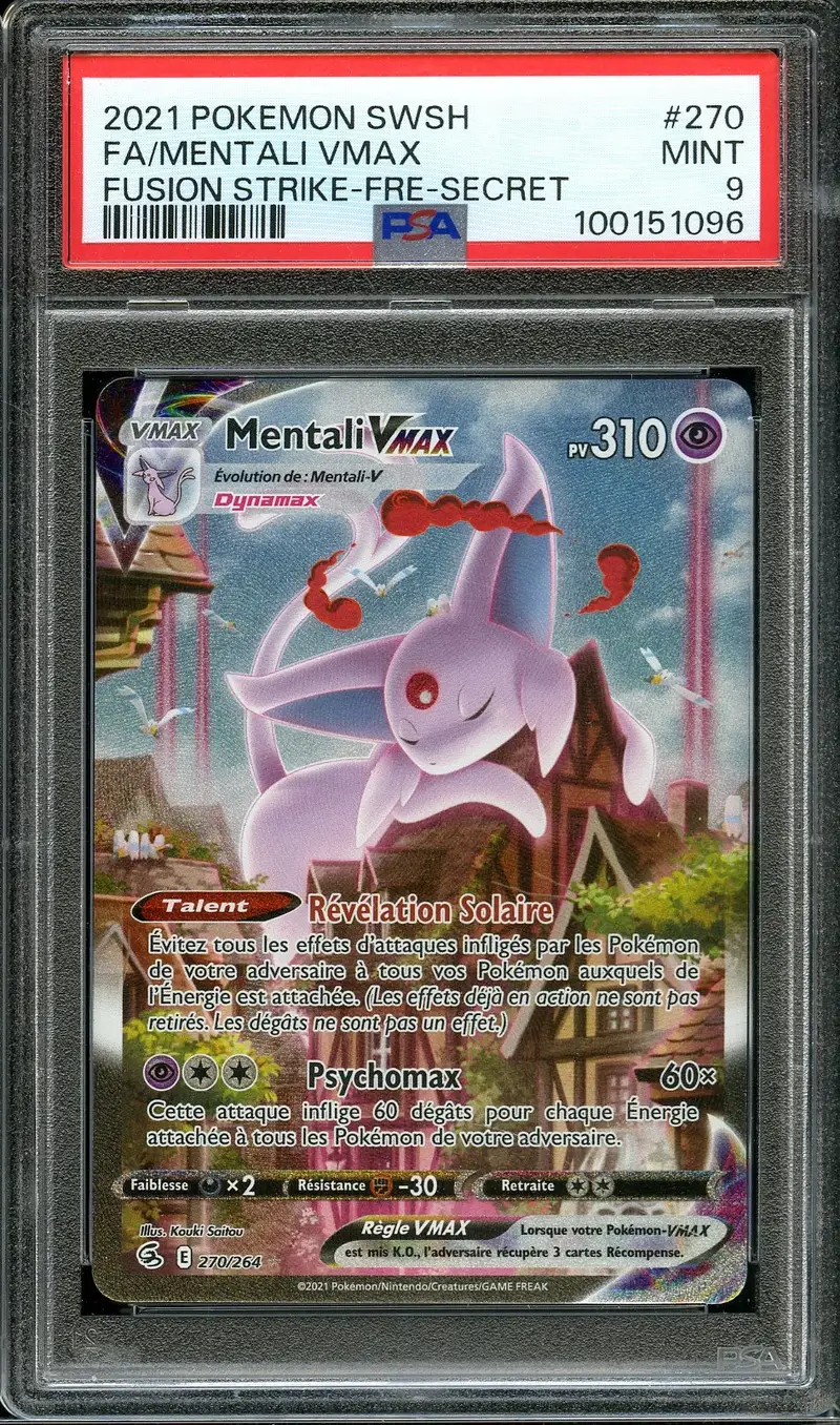 PSA 9 Mentali VMax