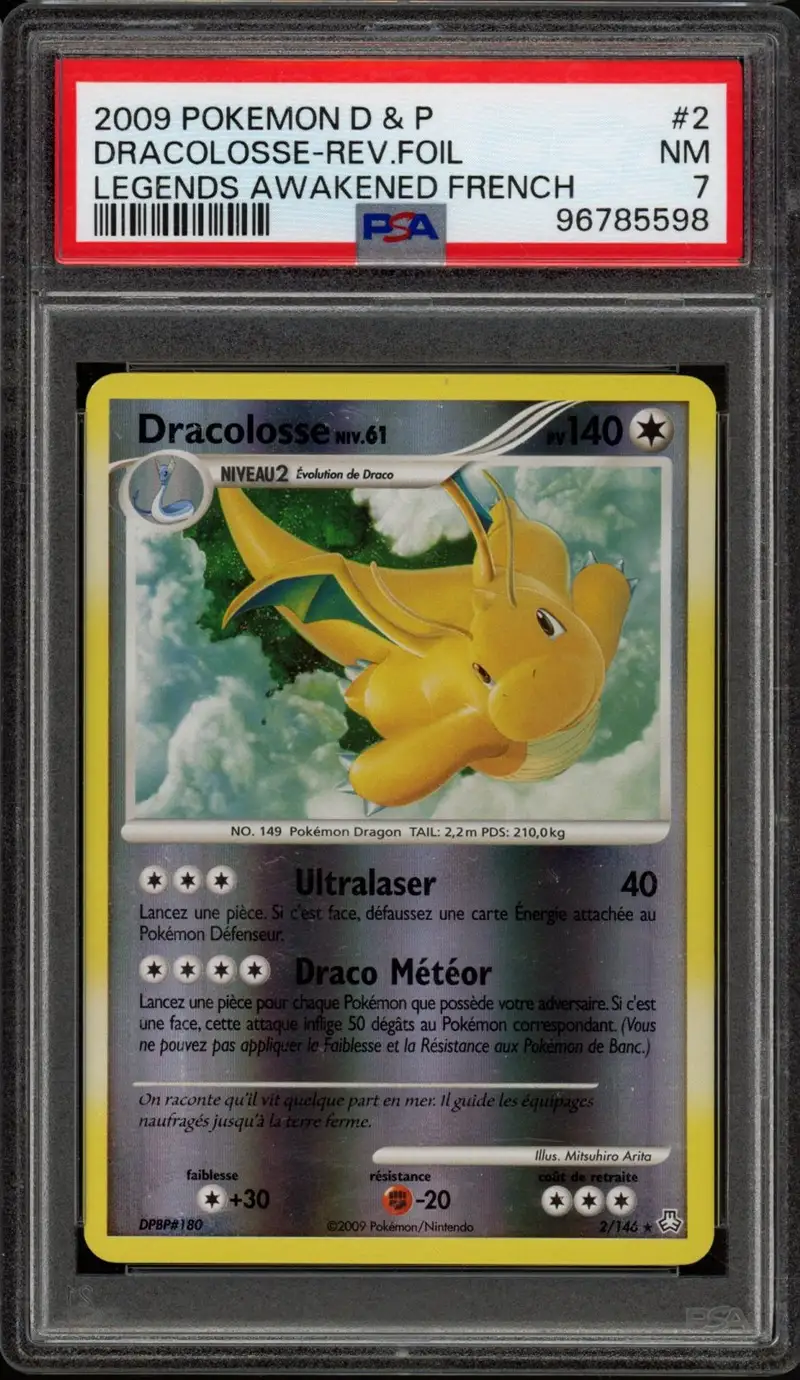 PSA 7 Dracolosse Reverse