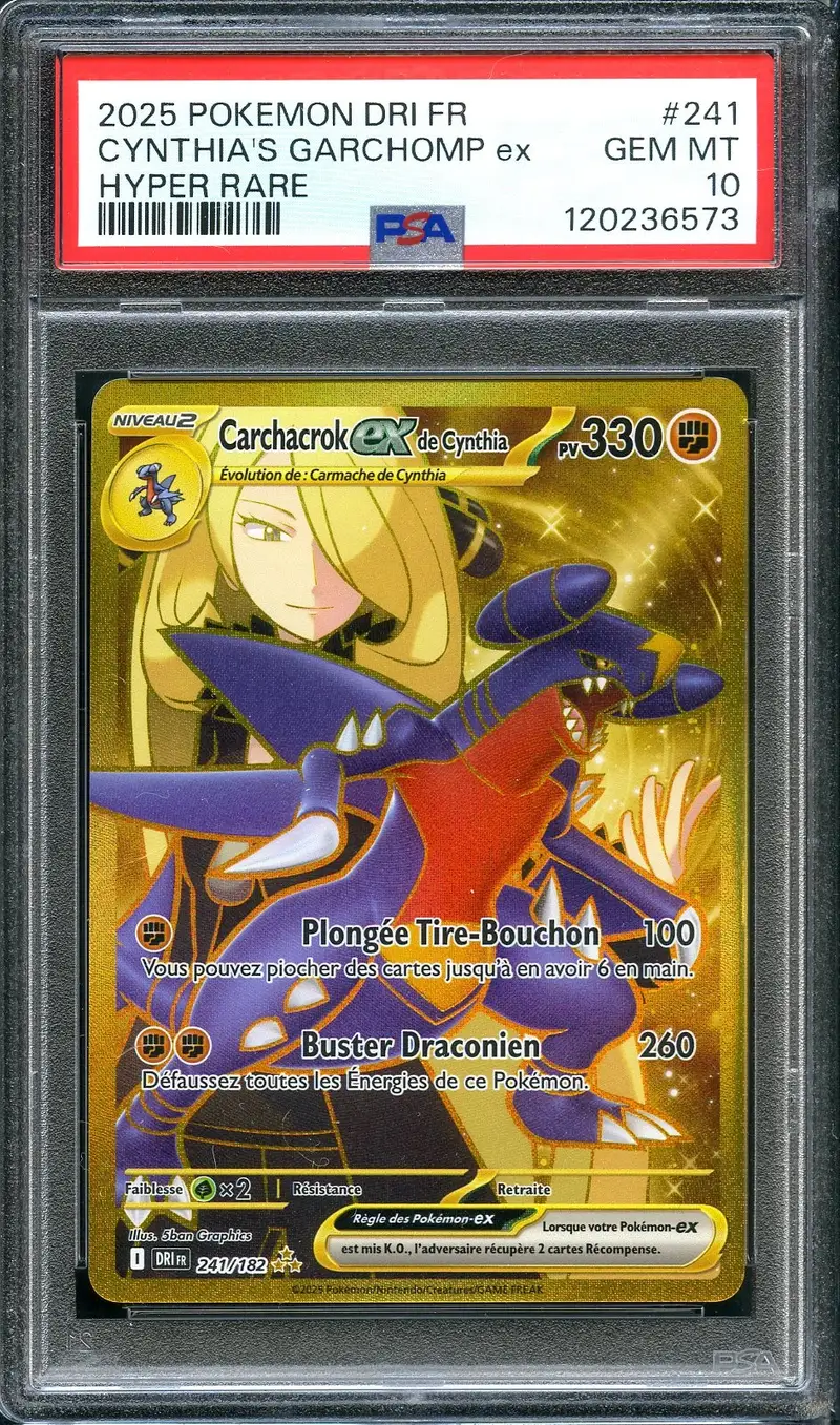 PSA 10 Carchacrok Ex de Cynthia Gold