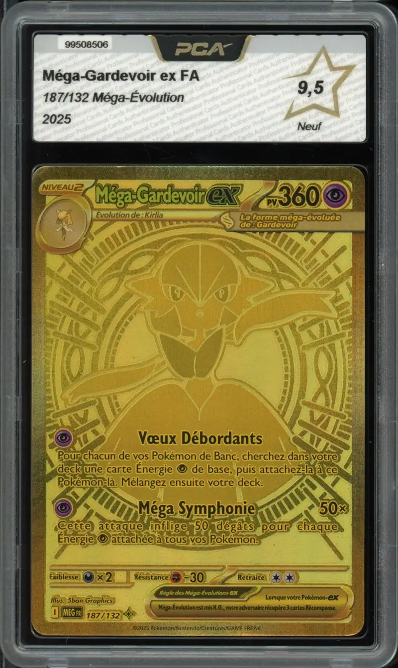PCA 9.5 Méga-Gardevoir Ex Gold