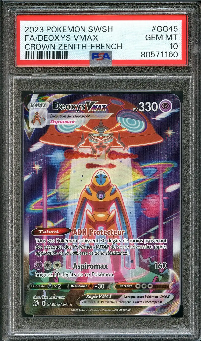 PSA 10 Deoxys VMax