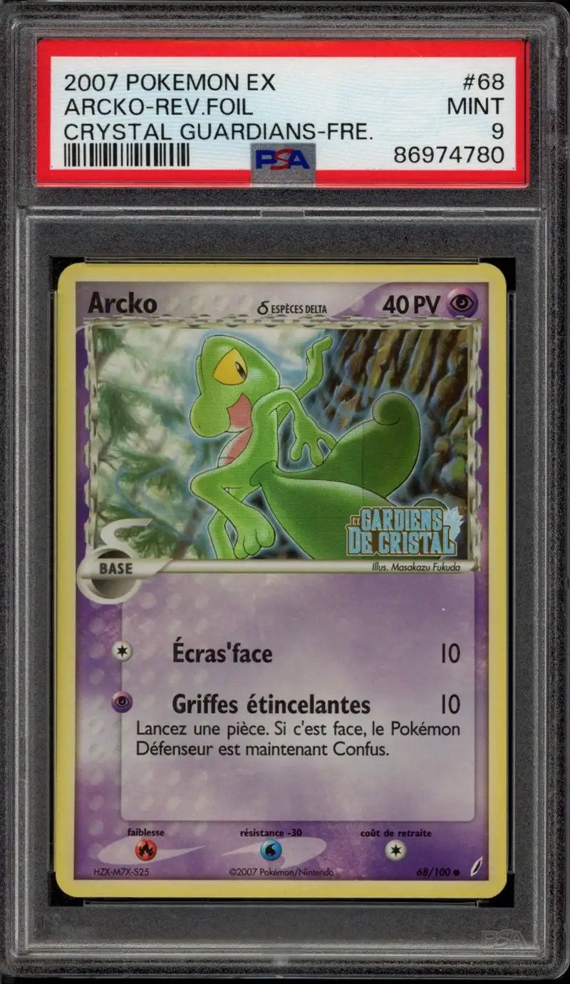 PSA 9 Arcko Reverse