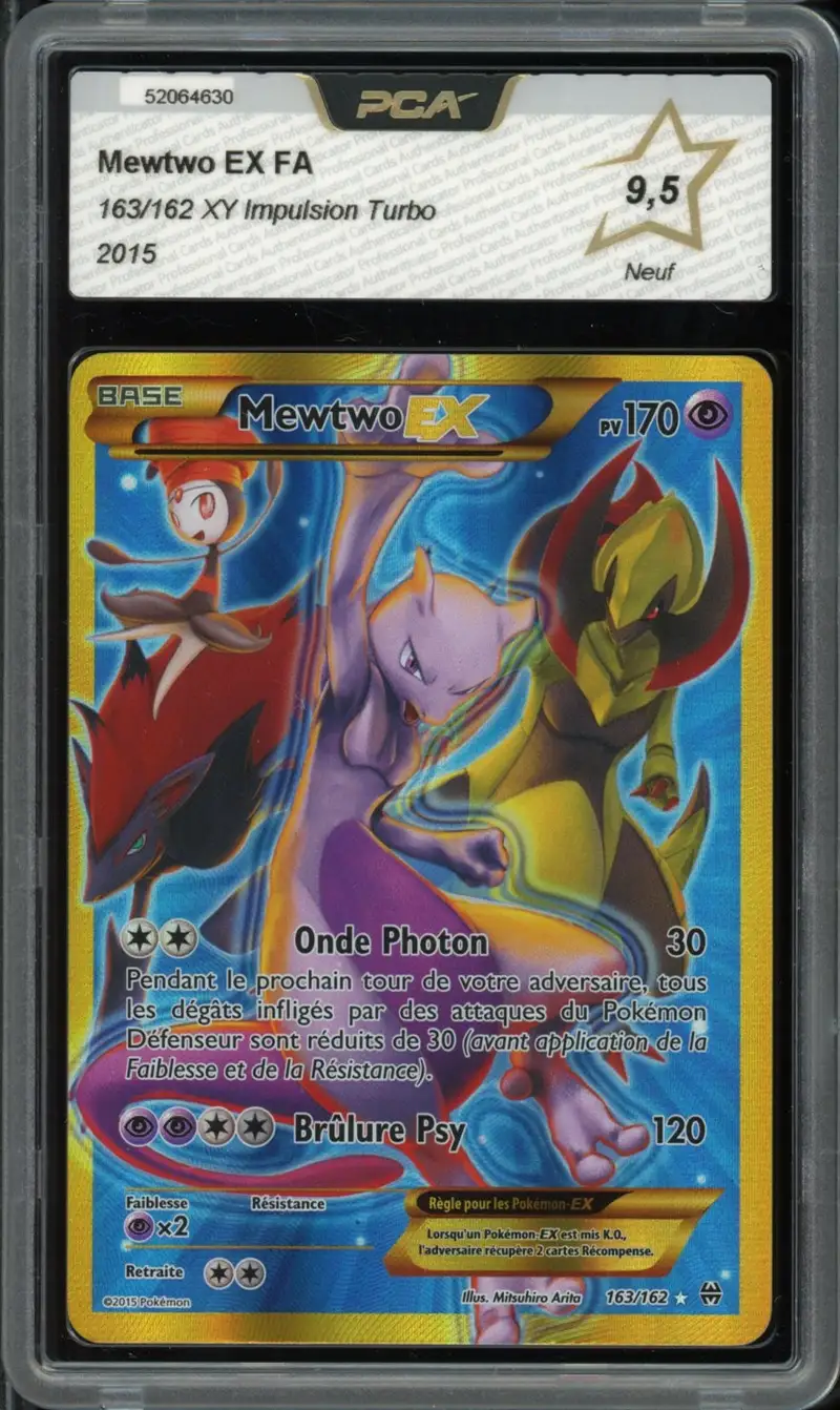PCA 9.5 Mewtwo Ex Gold