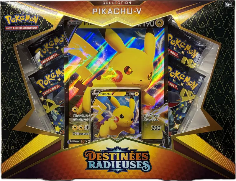 Coffret EB4.5 Destinées Radieuses Pikachu V