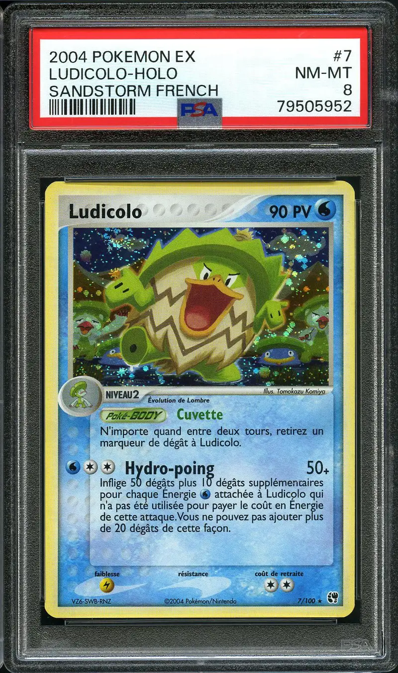 PSA 8 Ludicolo Holo