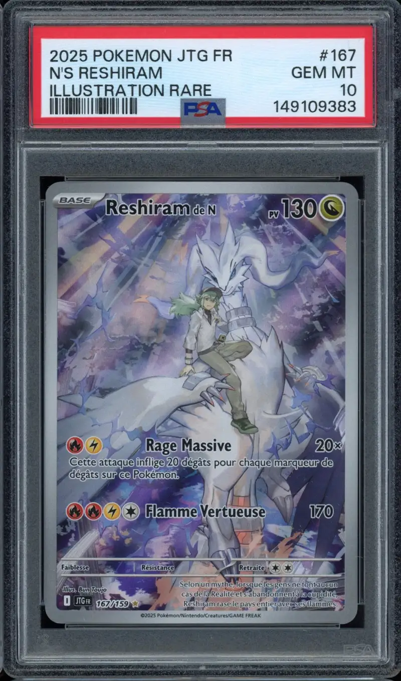 PSA 10 Reshiram de N