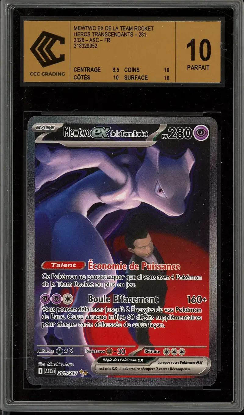 CCC 10 Mewtwo Ex de la Team Rocket