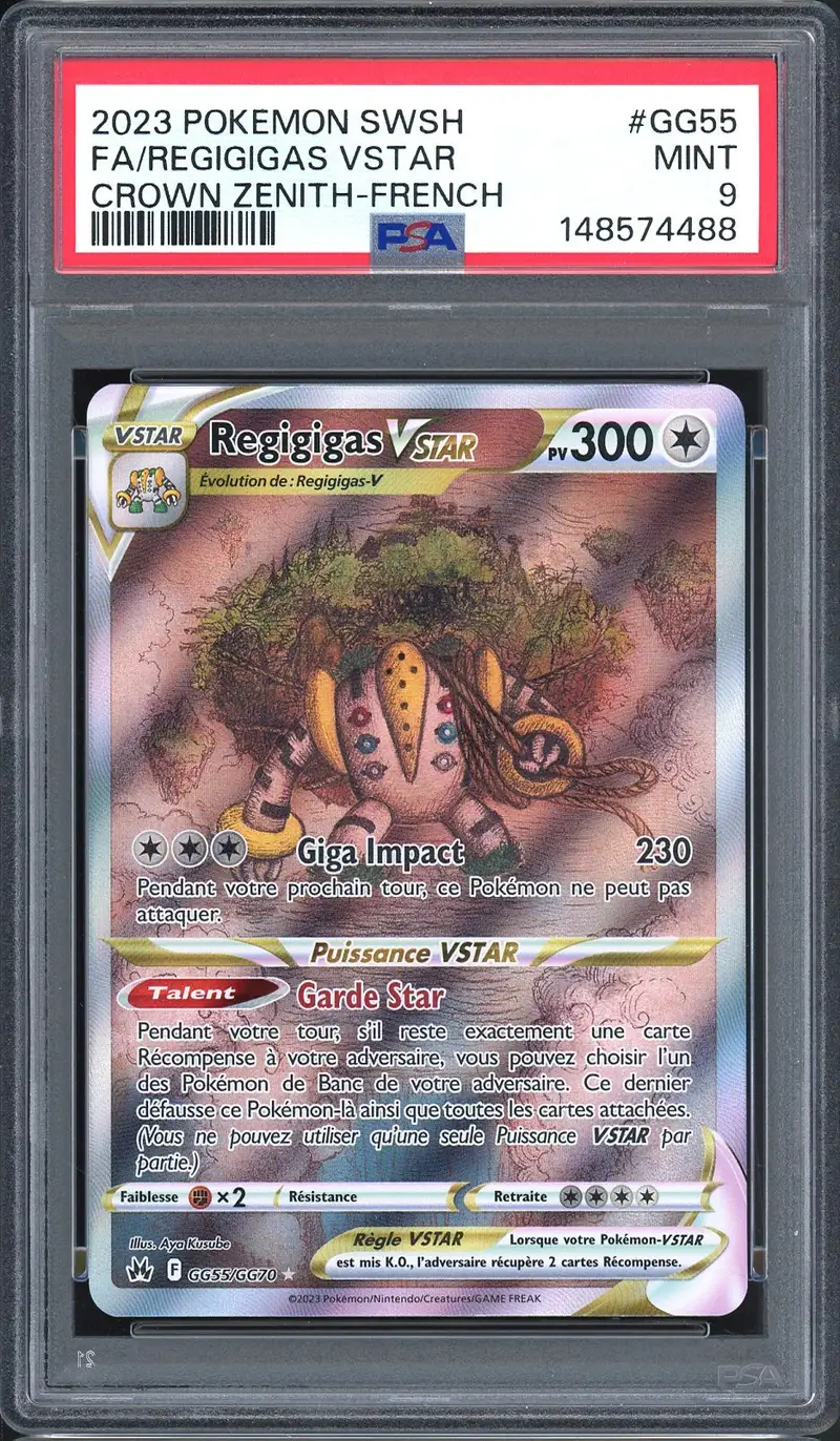 PSA 9 Regigigas VStar