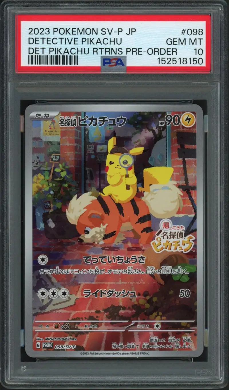 PSA 10 Detective Pikachu