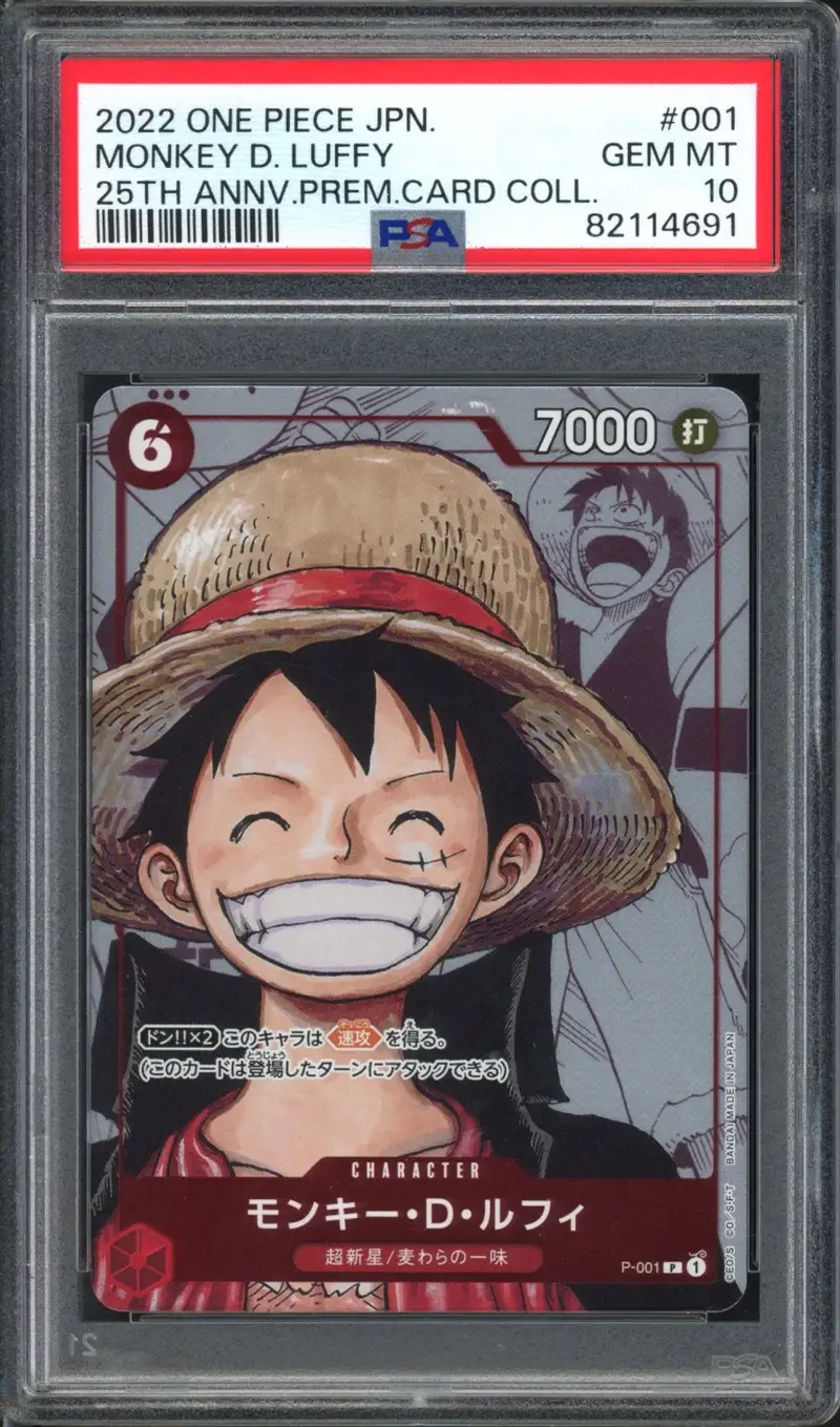 PSA 10 Monkey D. Luffy