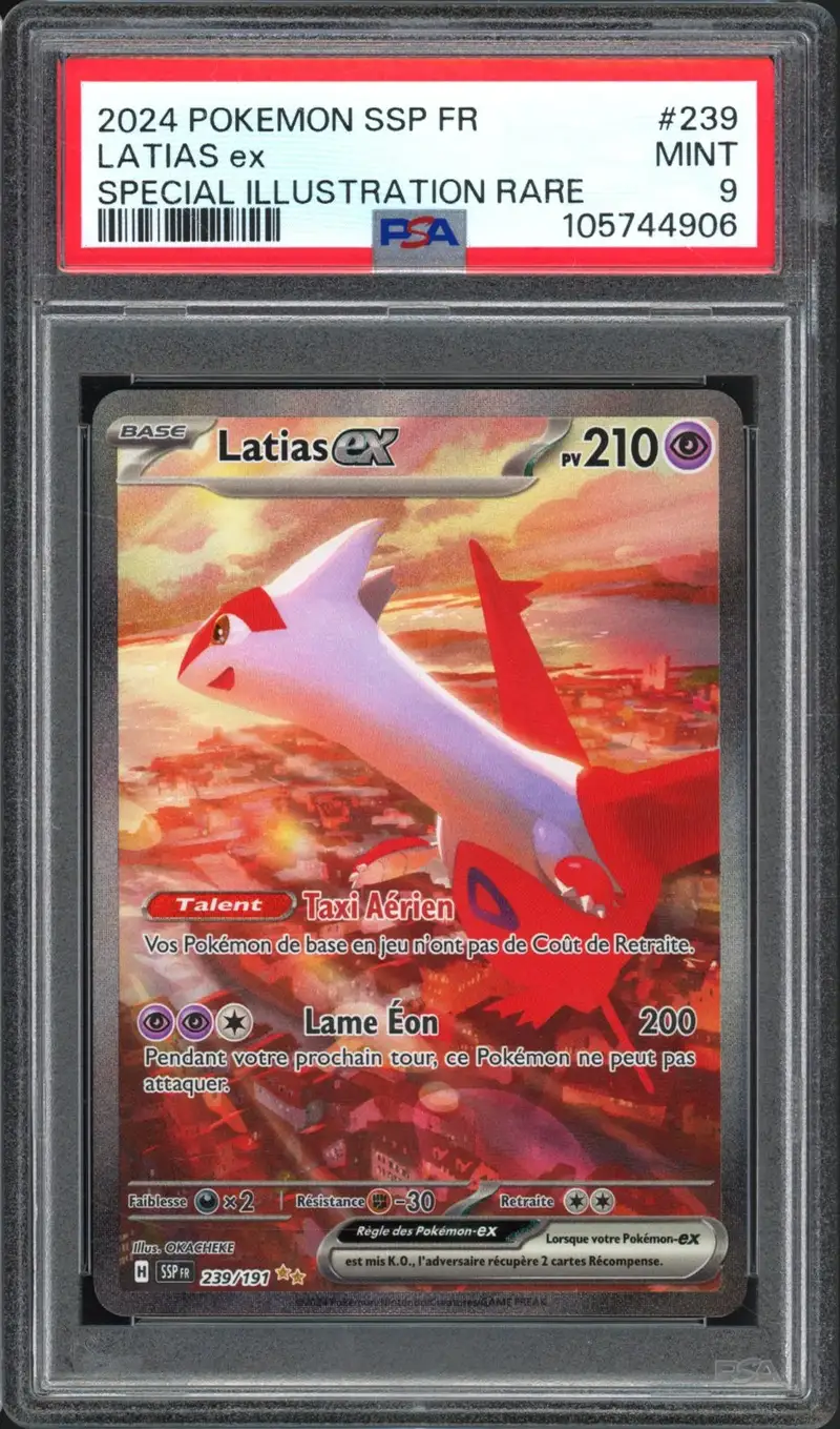 PSA 9 Latias Ex