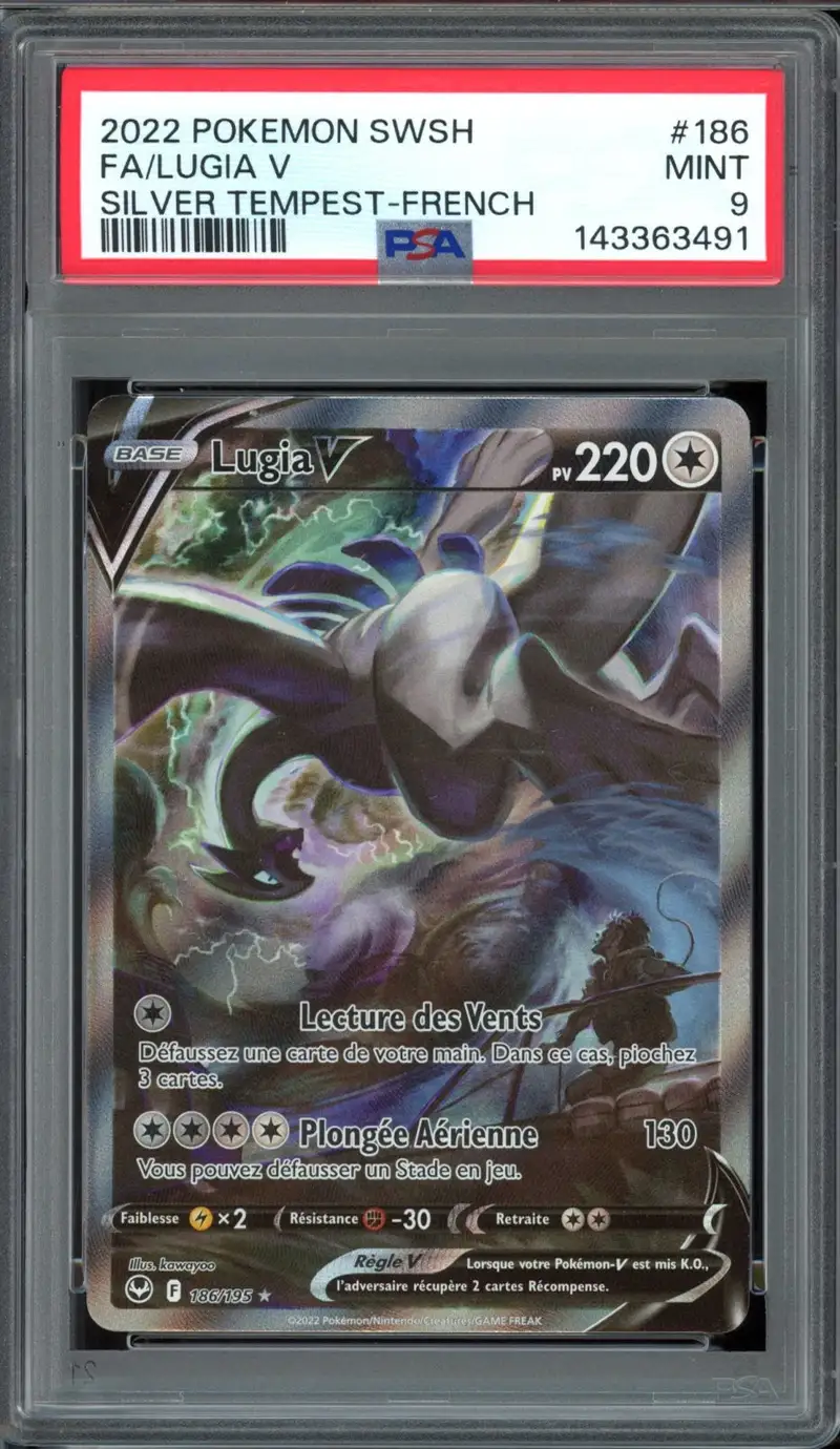 PSA 9 Lugia V