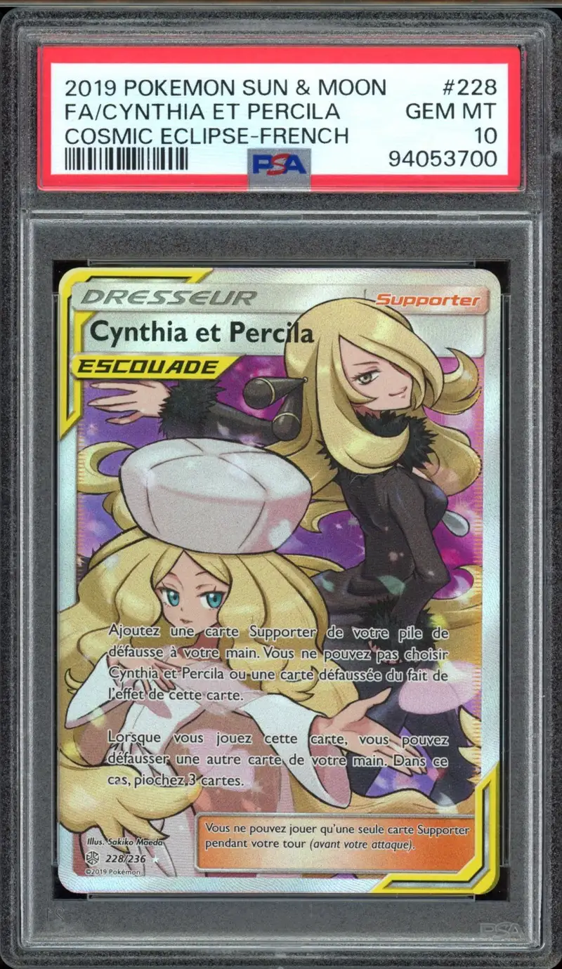 PSA 10 Cynthia et Percila