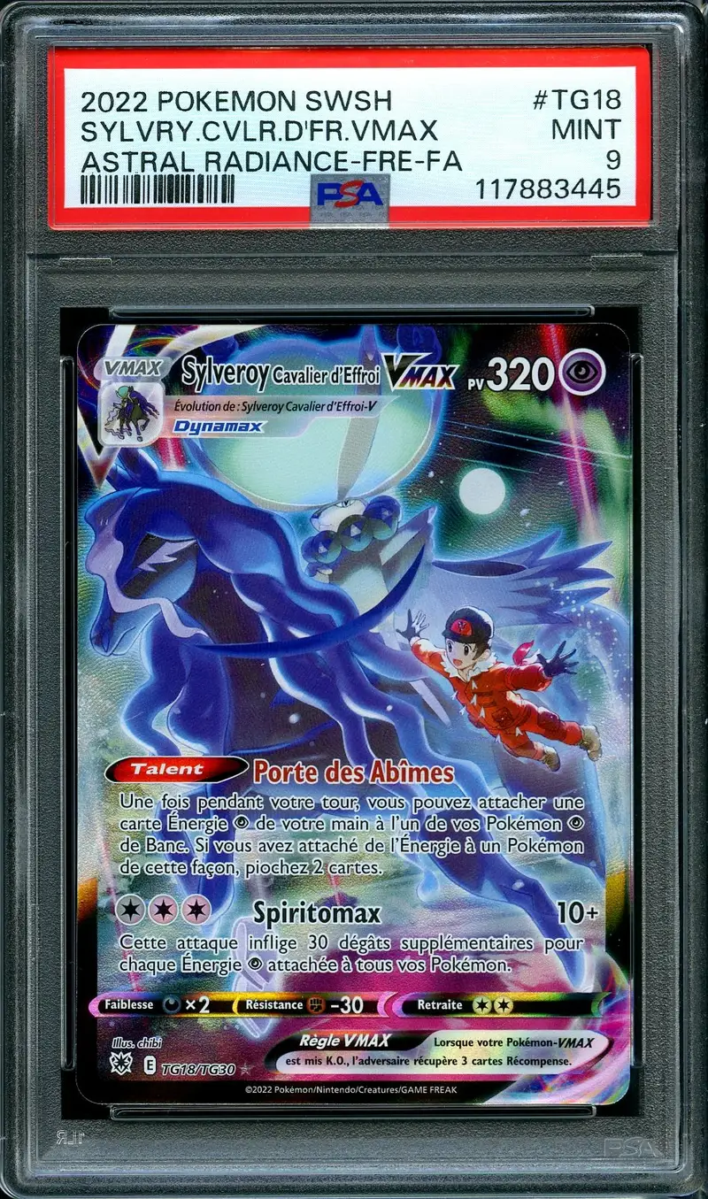 PSA 9 Sylveroy Cavalier d'Effroi VMax