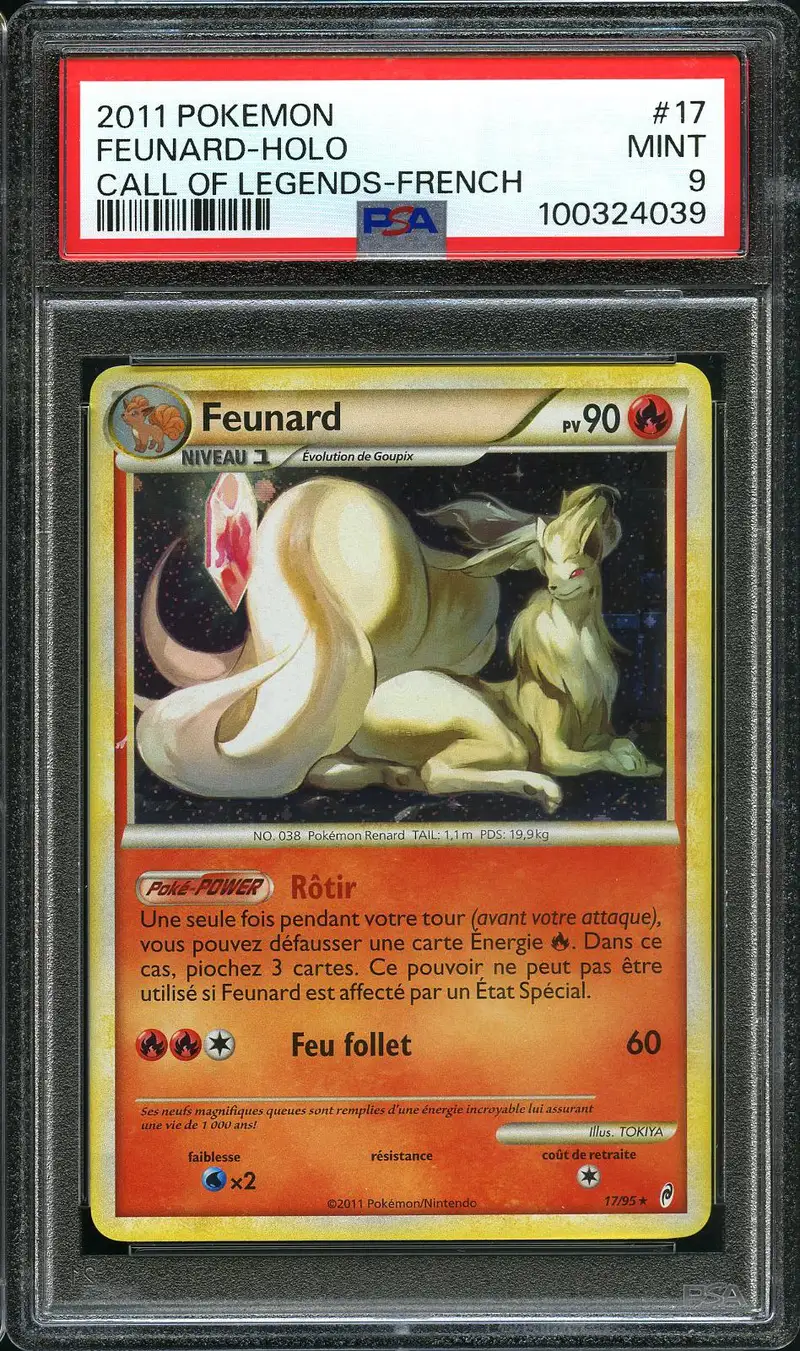 PSA 9 Feunard Holo