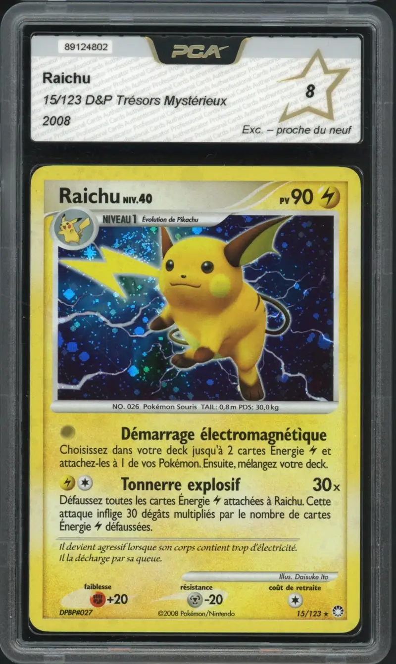 PCA 8 Raichu Holo
