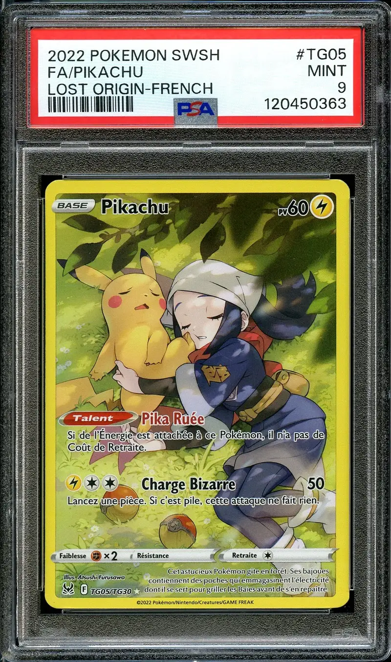PSA 9 Pikachu