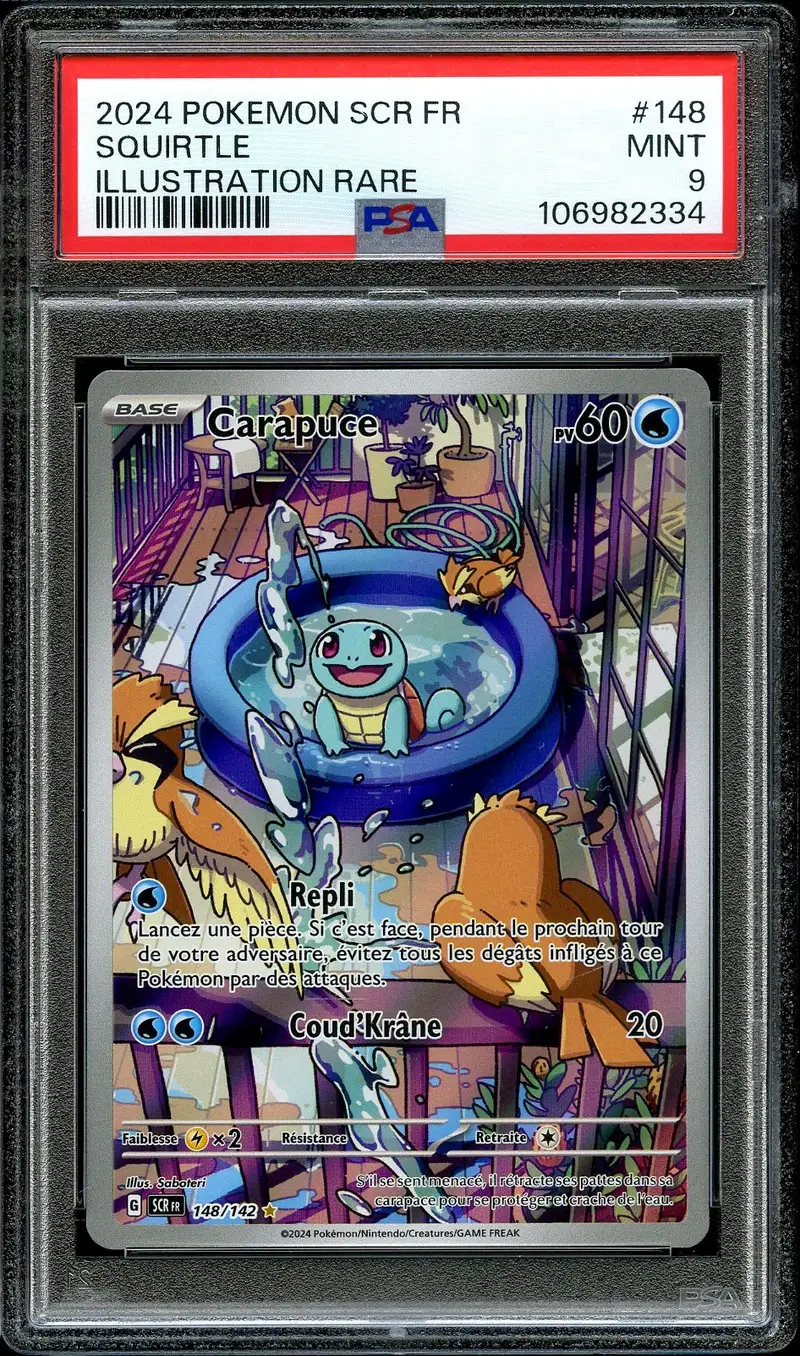 PSA 9 Carapuce