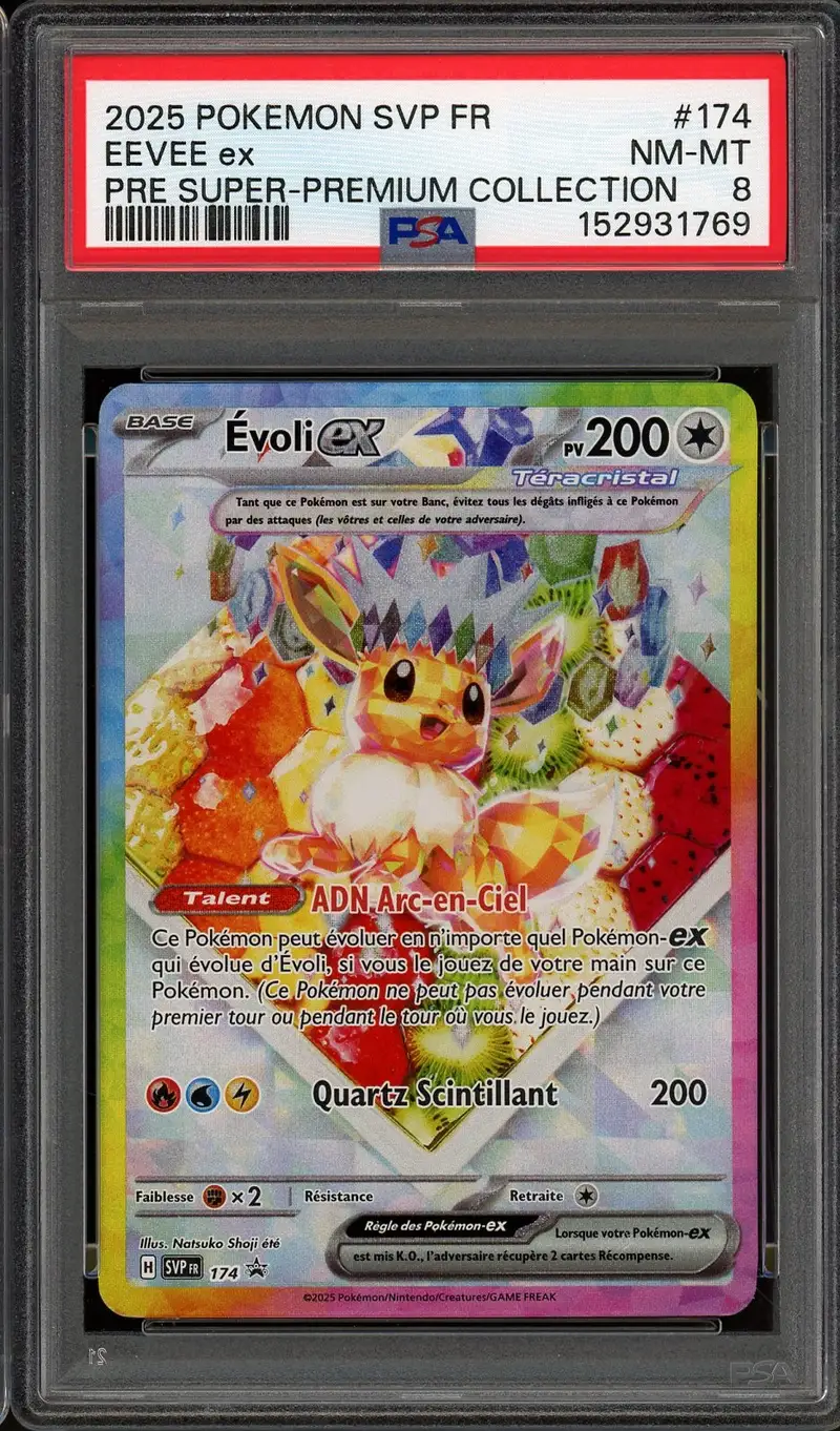PSA 8 Evoli Ex