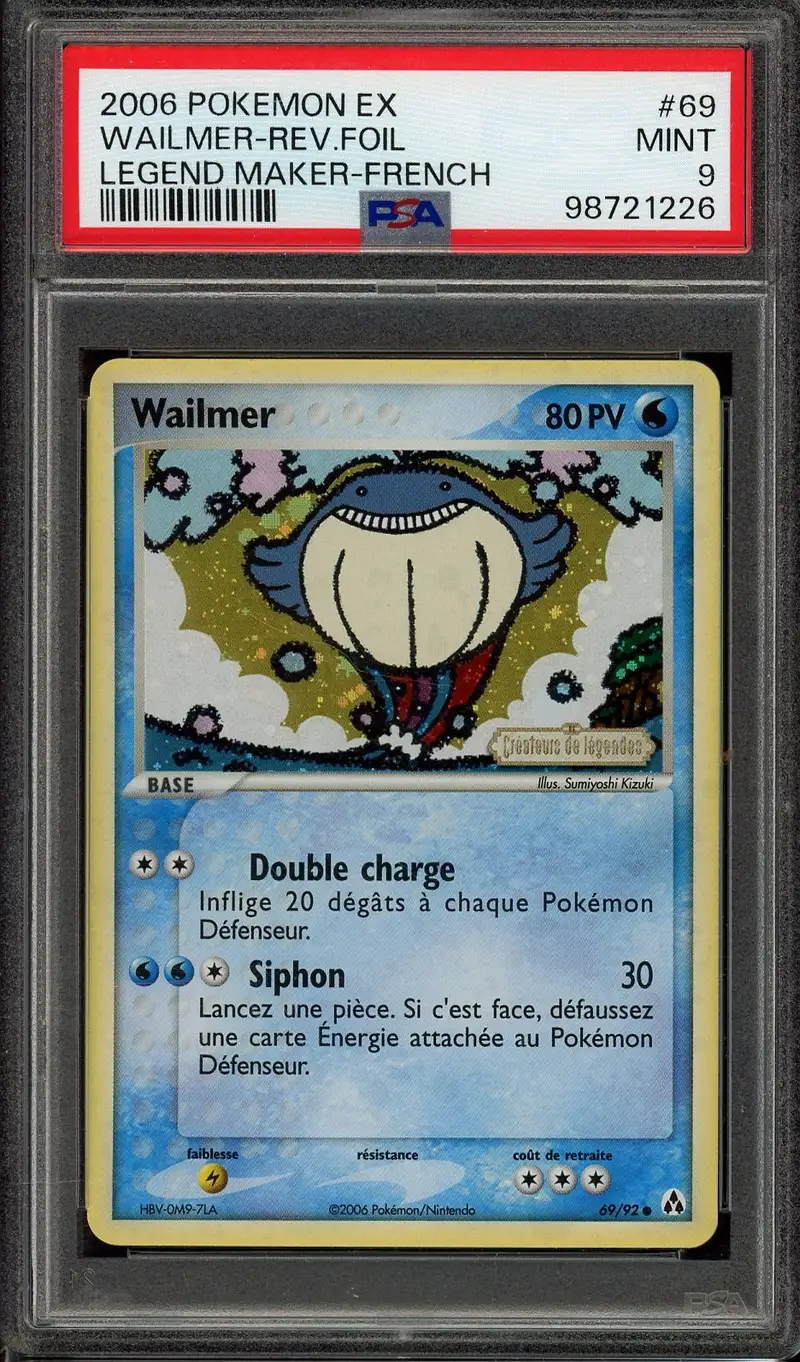 PSA 9 Wailmer Reverse