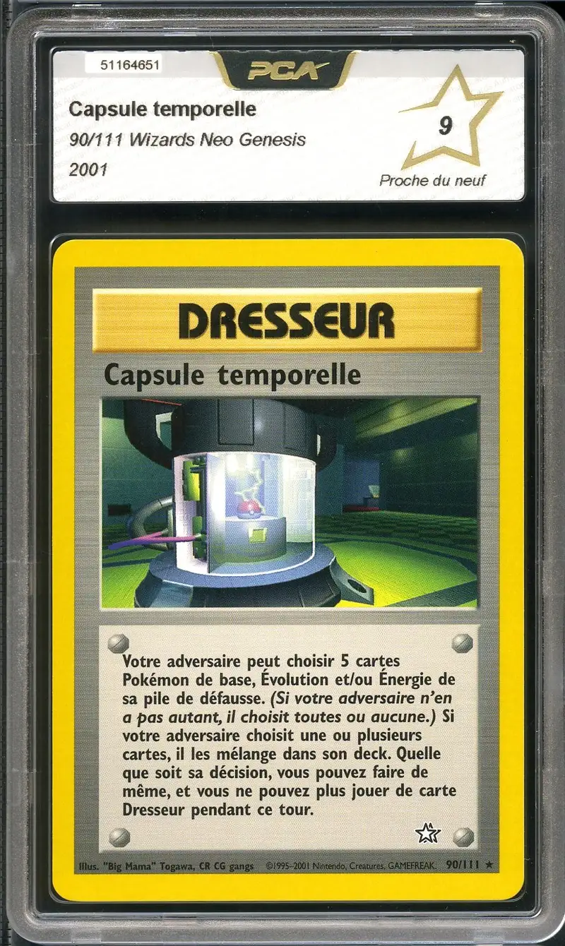 PCA 9 Capsule temporelle
