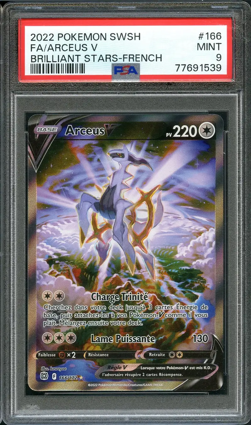 PSA 9 Arceus V