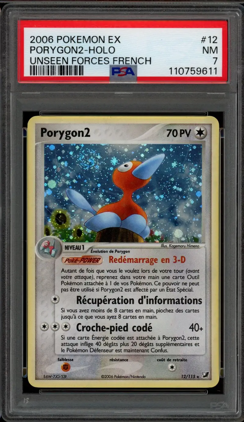 PSA 7 Porygon2 Holo