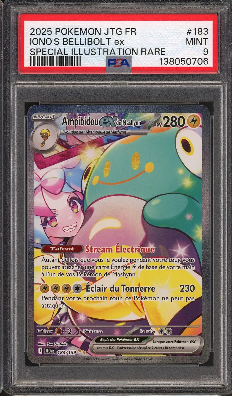PSA 9 Ampibidou Ex de Mashynn
