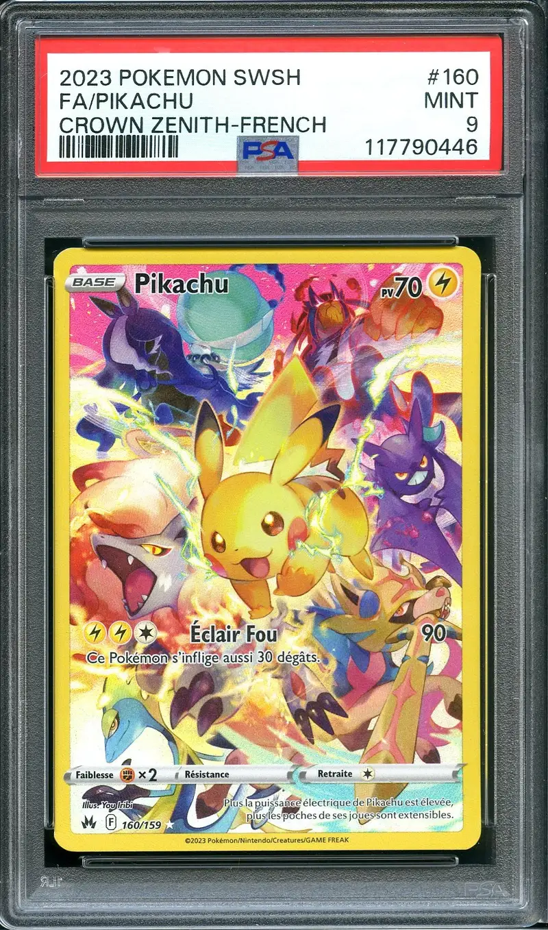 PSA 9 Pikachu