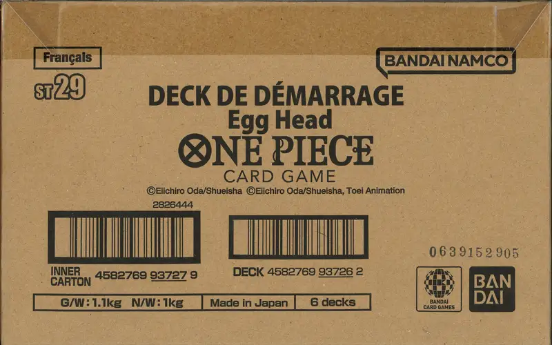 Case Deck de Démarrage ST29 Egg Head