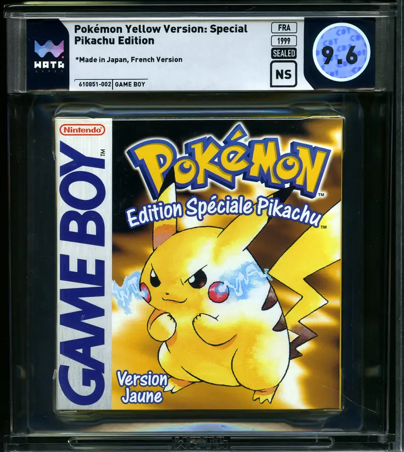 WATA 9.6 Pokemon Version Jaune