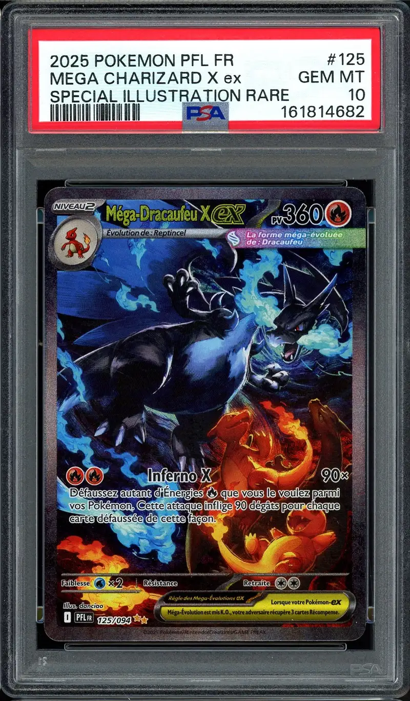 PSA 10 Méga-Dracaufeu X Ex