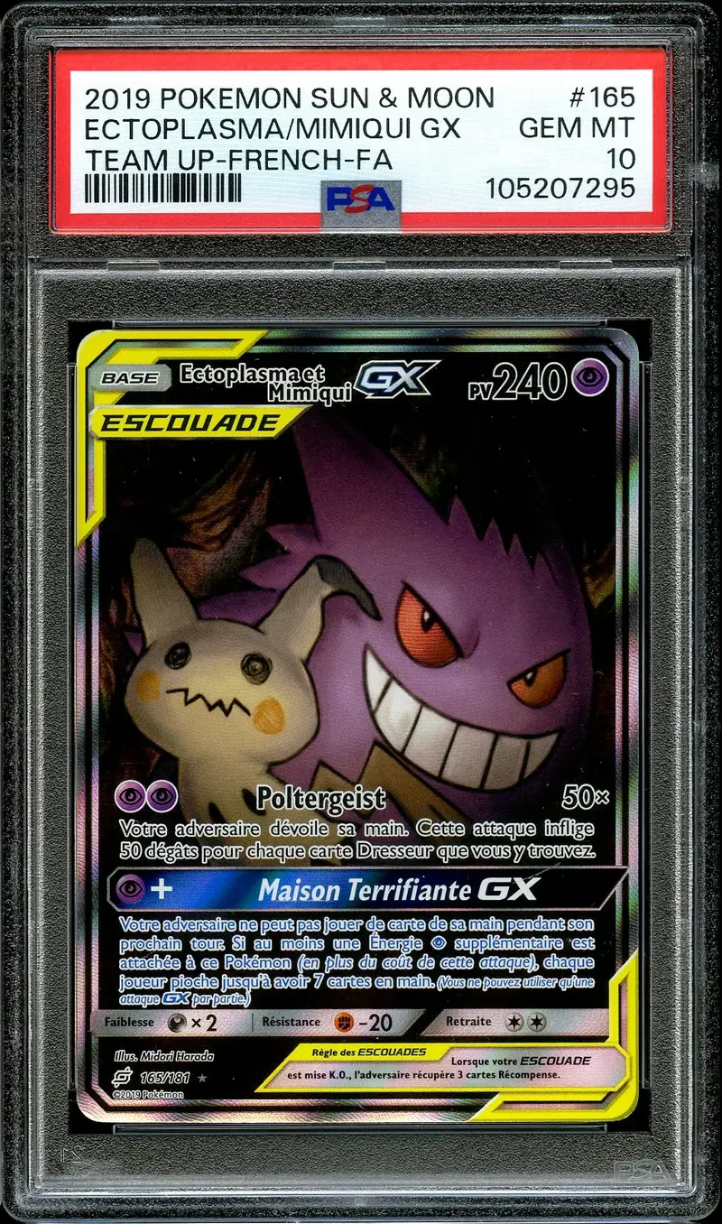 PSA 10 Ectoplasma et Mimiqui Gx
