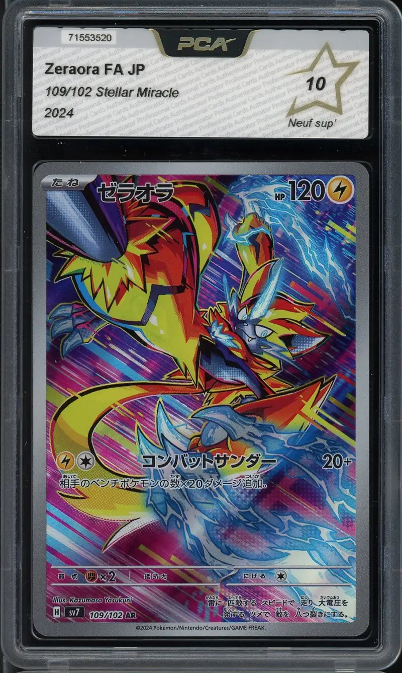 PSA 9 Zeraora VStar