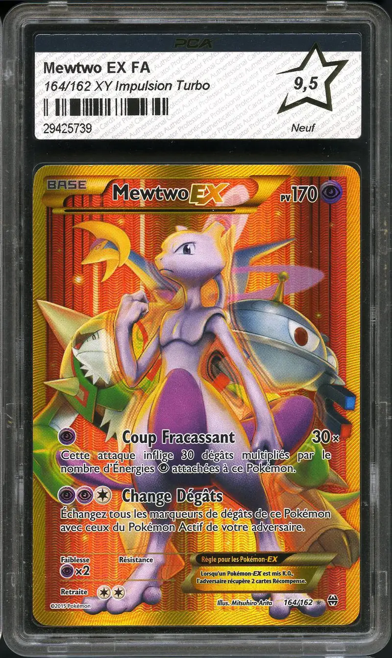 PCA 9.5 Mewtwo Ex Gold