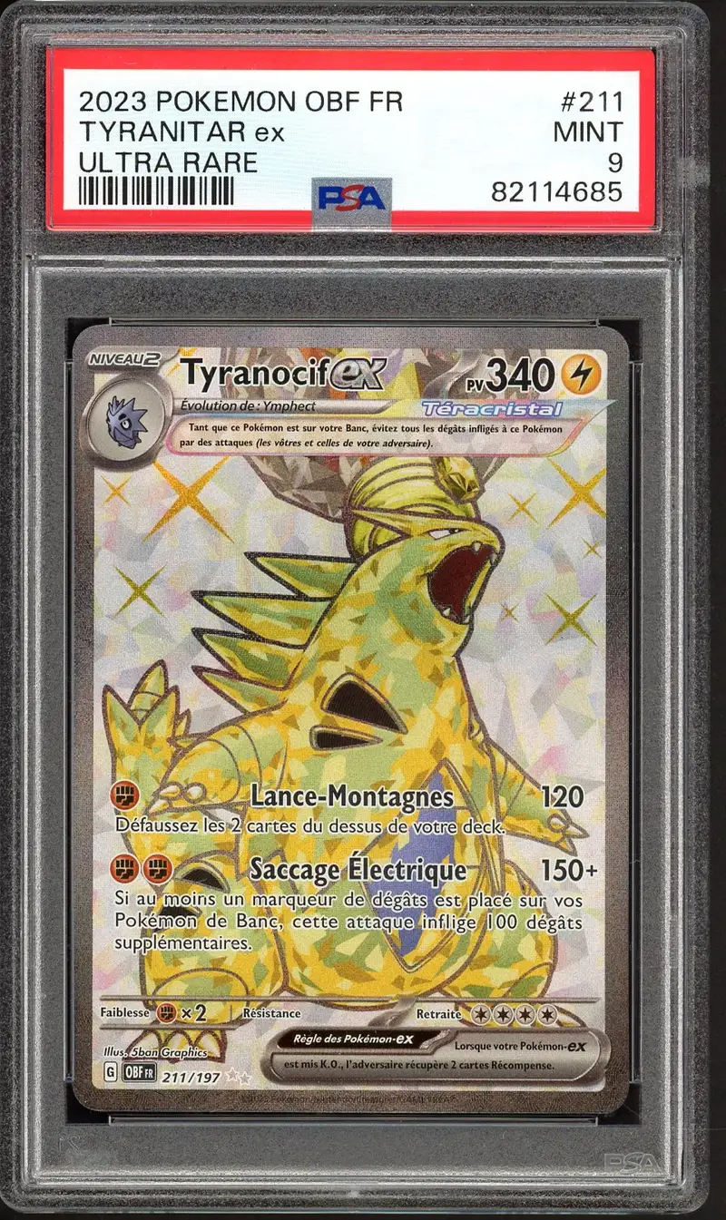PSA 9 Tyranocif Ex