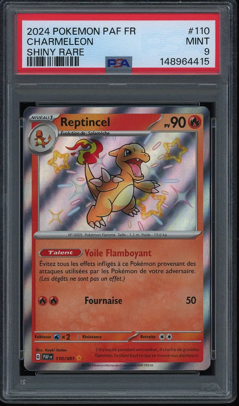 PSA 9 Reptincel Shiny