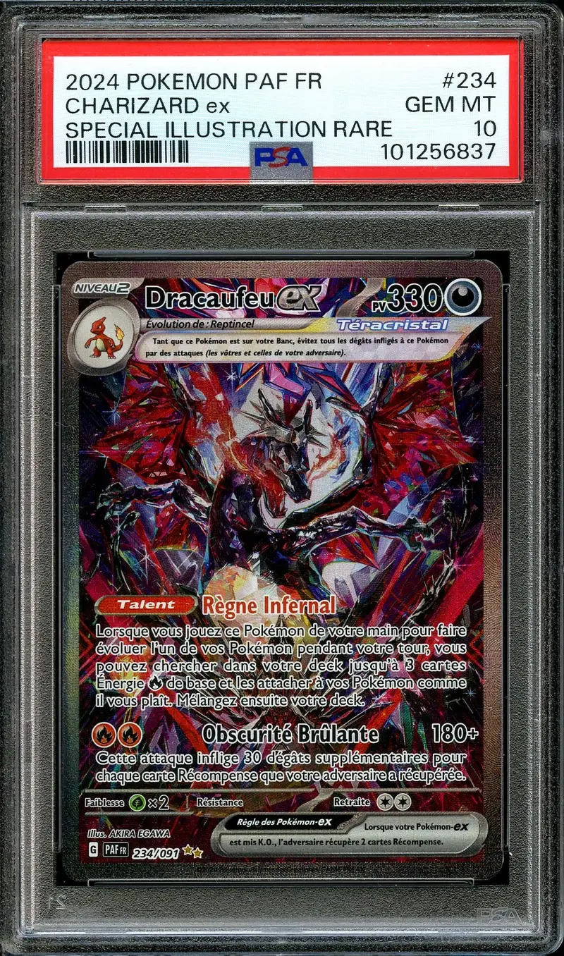 PSA 10 Dracaufeu Ex