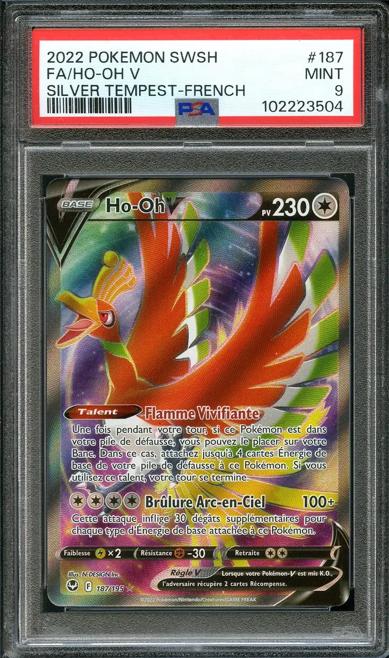PSA 9 Ho-Oh V