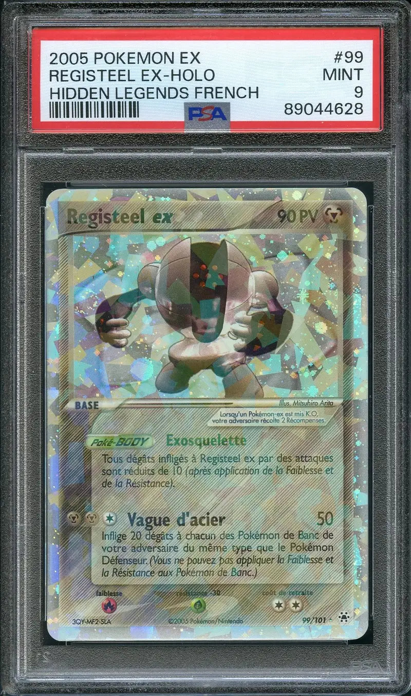 PSA 9 Registeel Ex Mosaïque