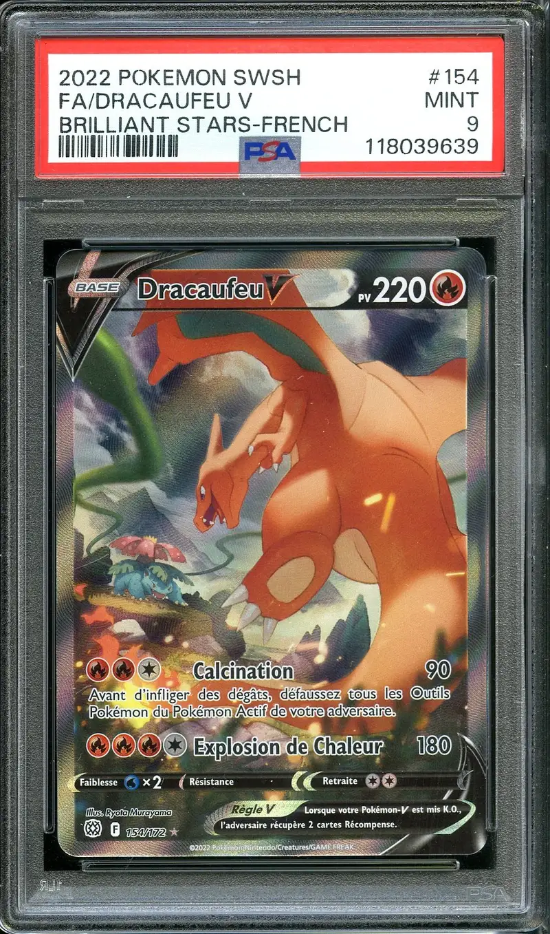 PSA 9 Dracaufeu V